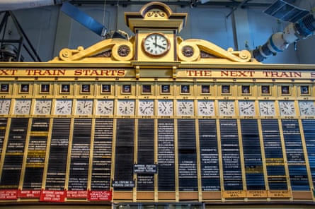 The Victorian-era Central Station indicator board