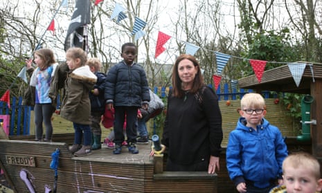 Jane Morrissey at Rosehill children’s nursery in Bolton