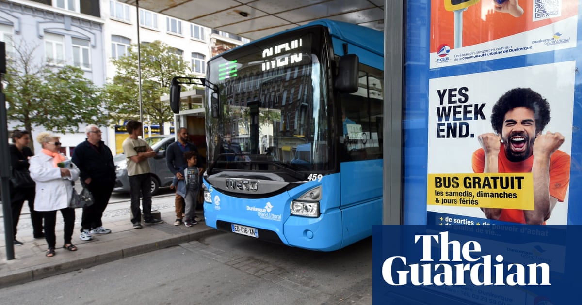 'I leave the car at home': how free buses are revolutionising one French city