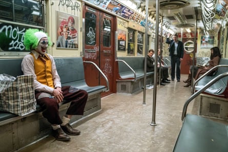 More of a character study … Joaquin Phoenix as Arthur Fleck in Joker (2019).