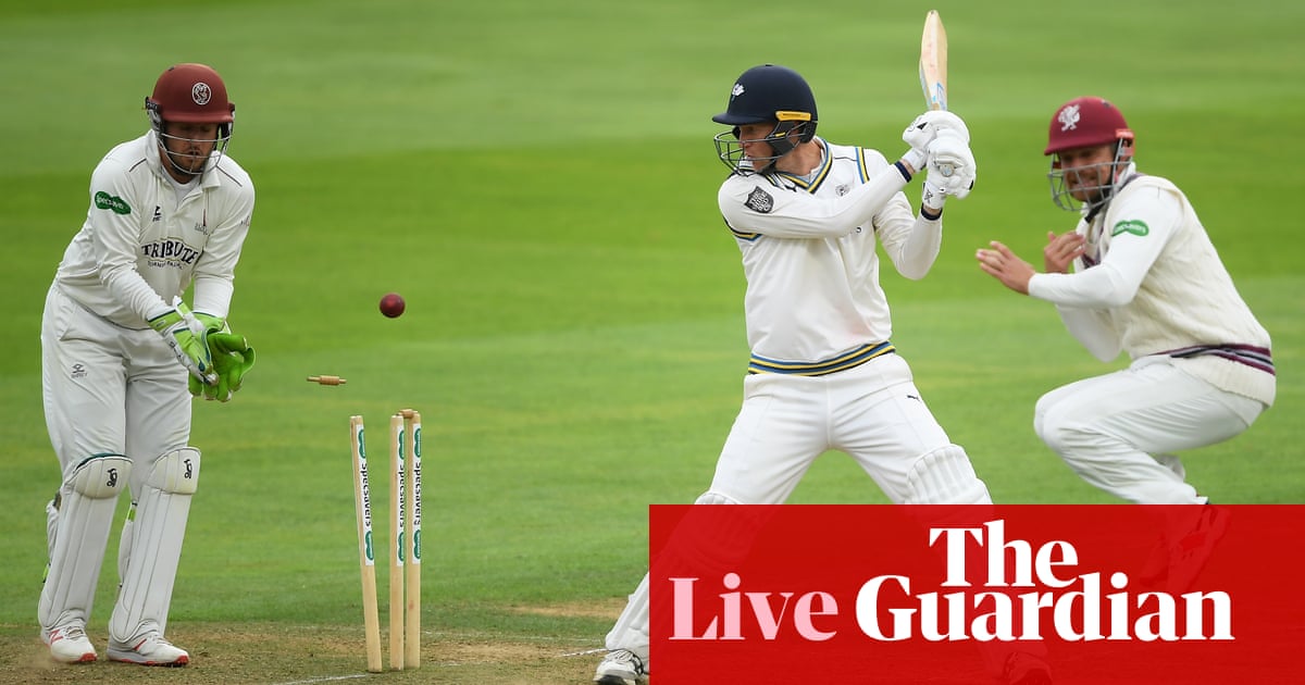 County cricket: Yorkshire collapse hands Somerset title boost – as it happened