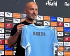 Maresca says managing Manchester City ‘a privilege’ but admits challenge of following Guardiola