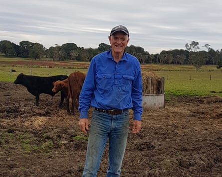 Grazier Peter Lake on his Clarence Valley property. Grazier Peter Lake on his Clarence Valley property.
