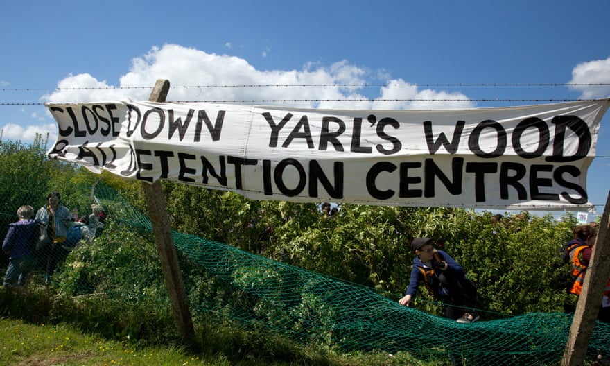 ‘There is nothing shocking there’ … protests at Yarl’s Wood