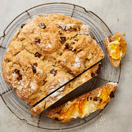 Yotam Ottolenghi’s soda bread with figs, star anise and orange.