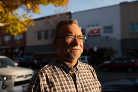 Voter Nels Johnson in downtown Bozeman.
