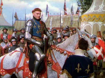 We band of soundtrackers! … Laurence Olivier in Henry V, which Blades worked on.