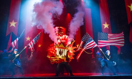 Play 'born of rage' on Asian female stereotypes castigates Miss Saigon | Theater 1 A scene from Miss Saigon at the Prince Edward Theatre, London, in 2014.