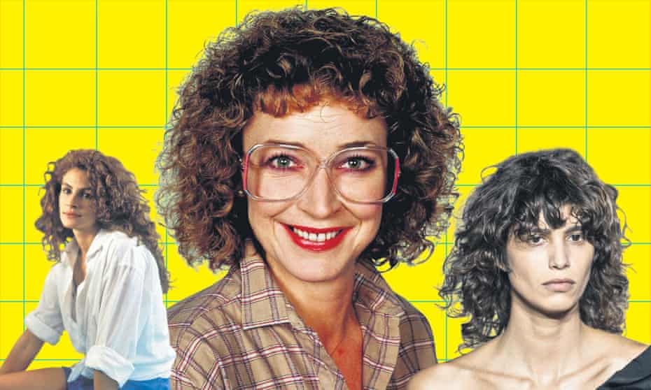 Curls, curls, curls: Julia Roberts in Pretty Woman, 1990; Coronation Street’s Deidre Barlow, 1993; and Mica Argañaraz , the new face of Zara.