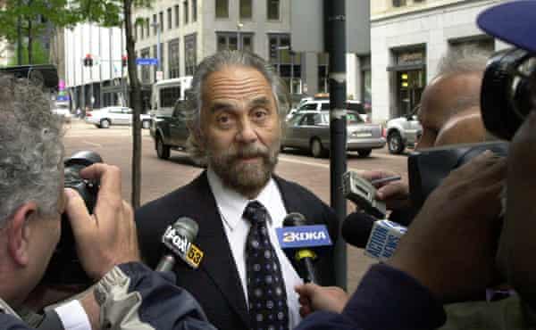 Chong leaves the federal court in Pittsburgh in 2003 after pleading guilty to conspiring to sell drug paraphernalia.