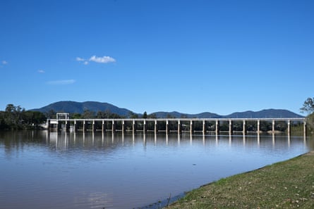 The Fitzroy river barrage