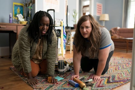 Lolly Adefope and Aidy Bryant in Shrill.
