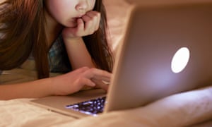 Girl with laptop