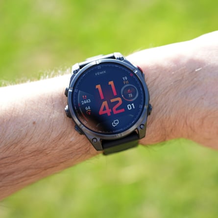 Garmin Fenix 8 Pro watch on wrist