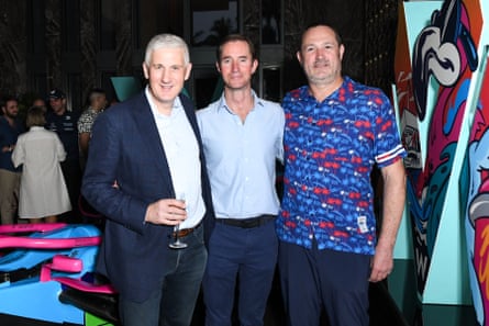 Matthew Savage, James Matthews and Darren Fultz pictured in 2022