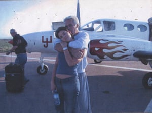 Jeffrey Epstein hugging his personal assistant Sarah Kellen.
