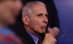 Dr Anthony Fauci, director of the National Institute of Allergy and Infectious Diseases, on Friday.