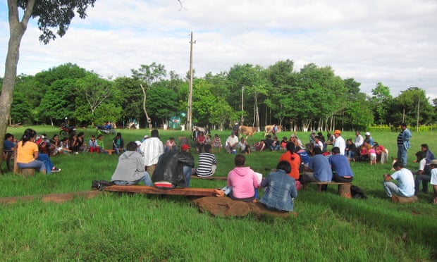 Paraguayan campesino community of Arsenio Vázquez, on land that was won through occupation in 2004