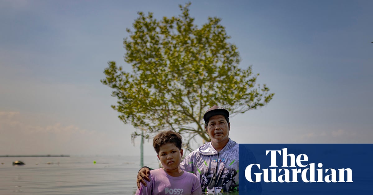 Trees, homes, roads: how the sea is swallowing coastal villages in the Philippines in pictures