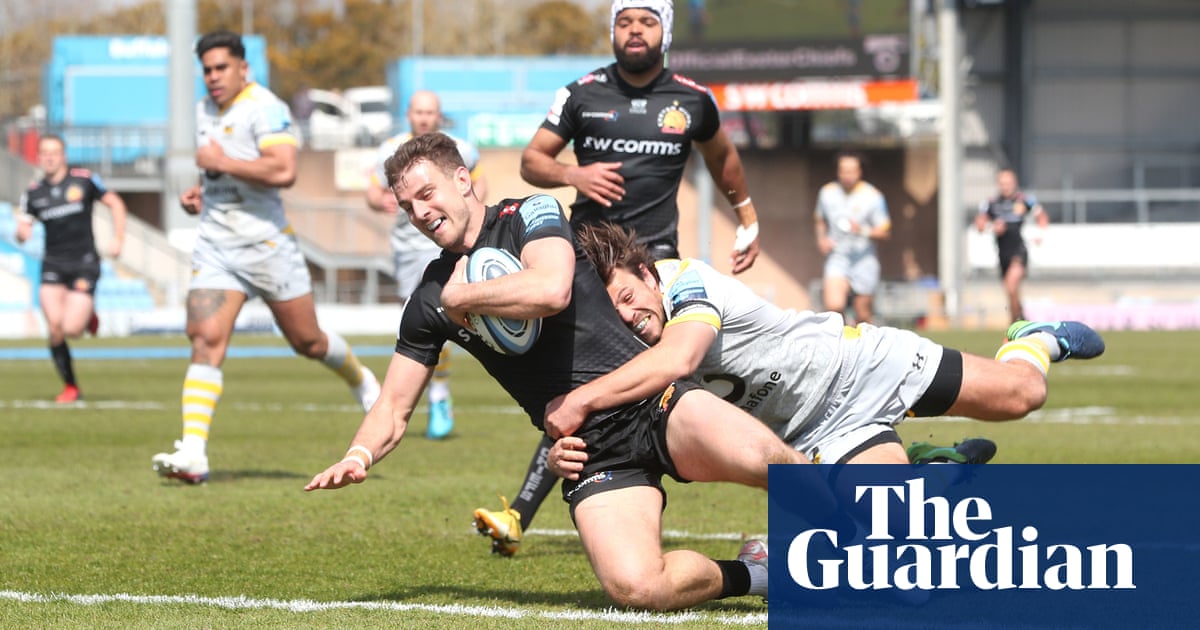 Wasps collapse in spectacular fashion as Exeter tighten grip on top spot