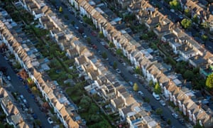 Rows of terraced houses