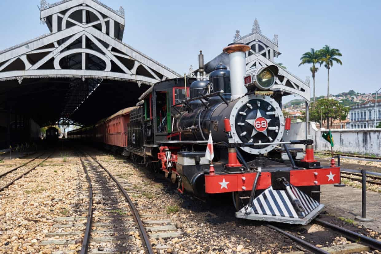 The tourist train in Minas Gerais where the incident took place.