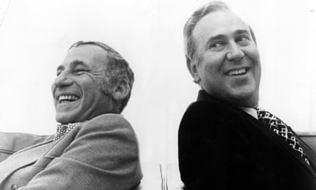Brooks and Reiner in 1974.