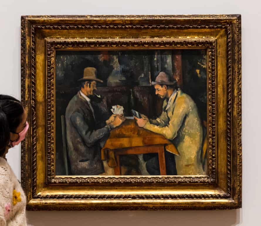 They are still determined on their game... Card Players by Paul Cézanne.
