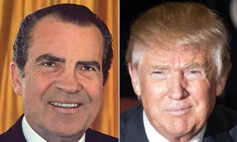 Composite of Richard Nixon and Donald Trump