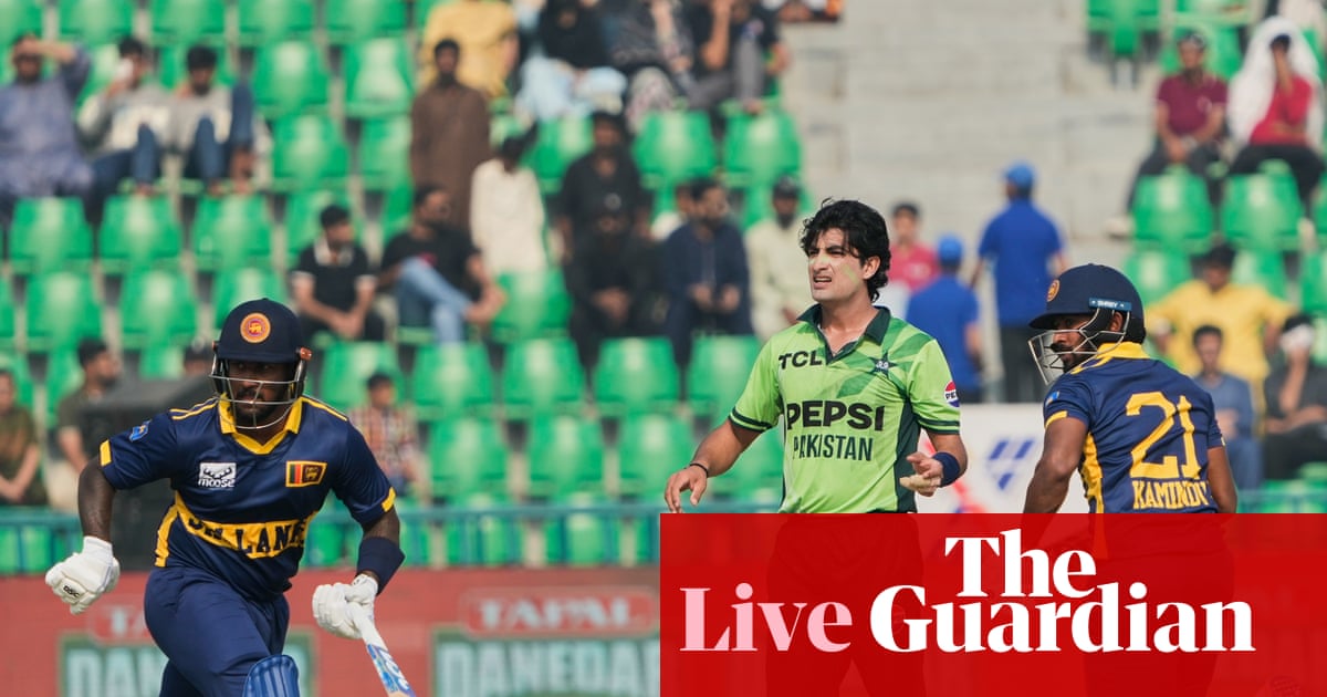 Pakistan v Sri Lanka: tri-series cricket one-day international final – live