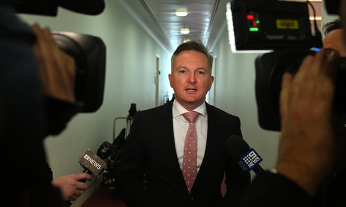 Minister for climate change Chris Bowen.