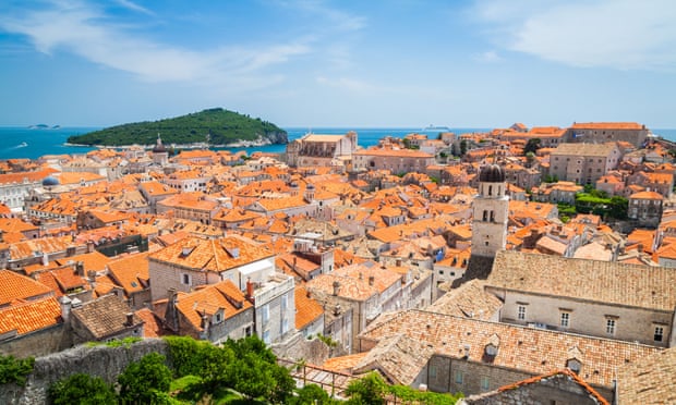Night on the tiles: roofs of Dubrovnik’s old town.