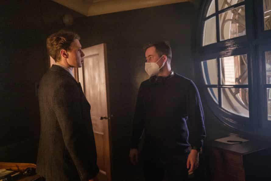 Director Christian Schwochow and George MacKay