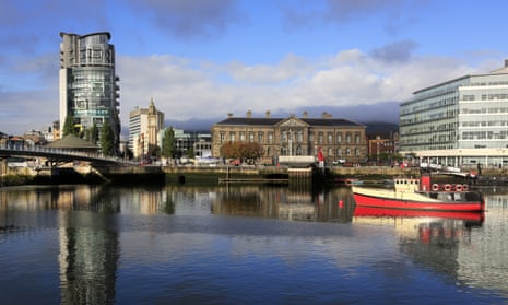 The Custom House from across the river Lagan.