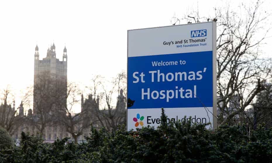 St Thomas’ hospital, London