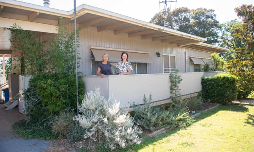 Dr Joanne Bowmaker (left) and Dr Olivia Mitchell at their parents’ house on their farm at Dookie, north east Victoria