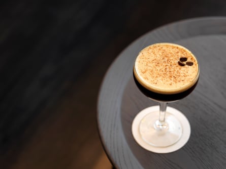 An espresso martini at Pascale’s at QT Melbourne
