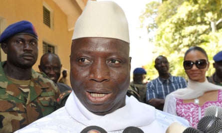 The Gambian president, Yahya Jammeh.