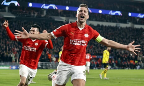 PSV 1-1 Borussia Dortmund: Champions League last 16, first leg