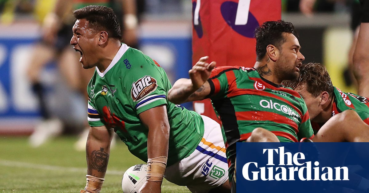 Canberra Raiders end 25-year wait to reach NRL grand final with victory over Rabbitohs