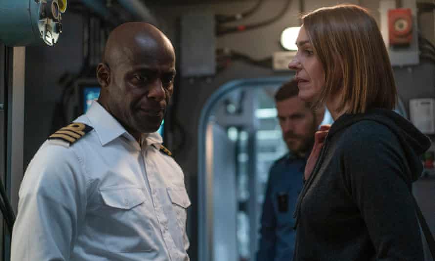 Vigil episode one recap – what a maritime humdinger. Consider us hooked! | Television 1 In too deep? ... Paterson Joseph as Newsome, with Amy Silva (Suranne Jones).