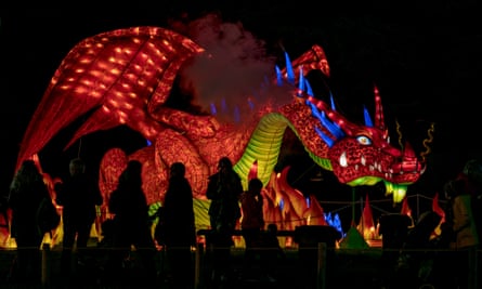 The Festival of Light is unveiled at Longleat.