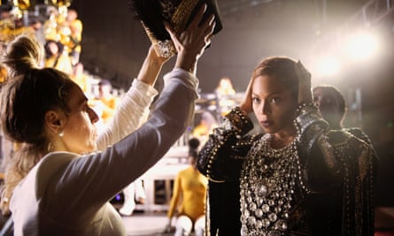 Complete control: a scene from Homecoming: a Film by Beyoncé.