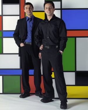 Google co-founders Larry Page and Sergey Brin in 2002.