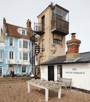 Windows on the world: the tower and gallery with the house behind it.