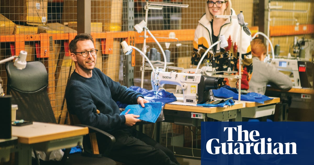 Small and mighty, that's what we are': the team turning discarded tents into bags
