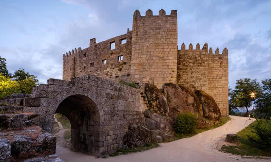 Castle in Guimaraes, Portugal.