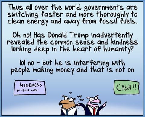 Cartoon by First Dog on the Moon titled Trump Climate Something Something Pool, panel 5