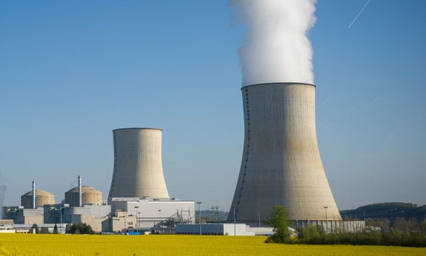 Cooling towers of a nuclear power plant