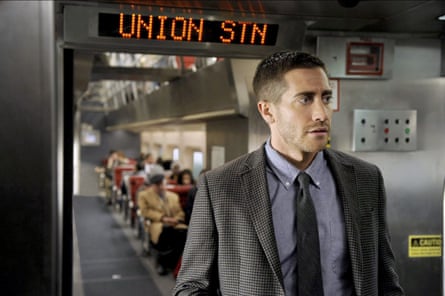Jake Gyllenhaal in Source Code.